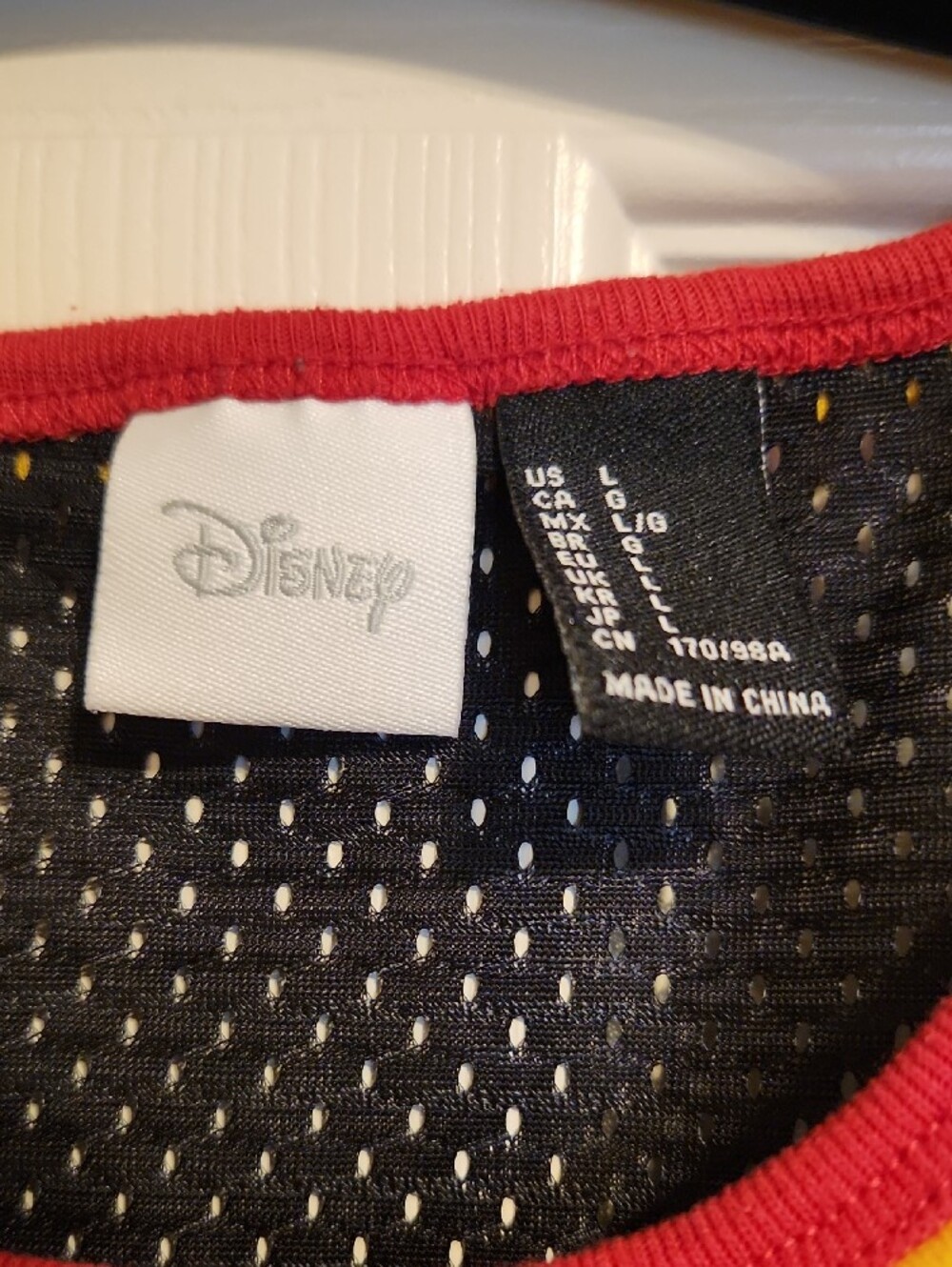 Disney Black Mesh Mickey Mouse Tank, Like New, Large - Picture 2 of 8